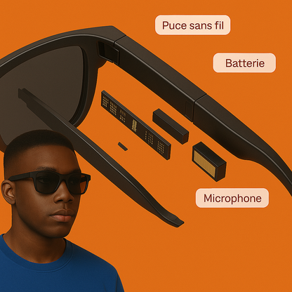 Lunettes Connectées F06 | HIFI 2025 | UV400 & Bluetooth