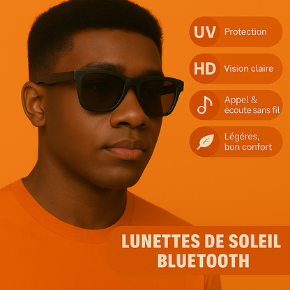 Lunettes Connectées F06 | HIFI 2025 | UV400 & Bluetooth