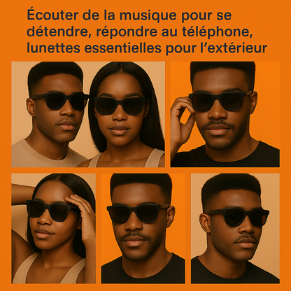 Lunettes Connectées F06 | HIFI 2025 | UV400 & Bluetooth